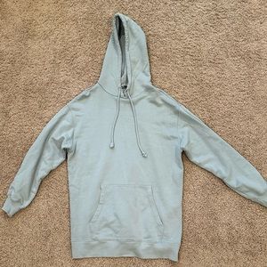 ZARA Oversized Light Blue Hoodie Size Medium